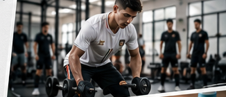 Trabajo de fuerza en el gimnasio
